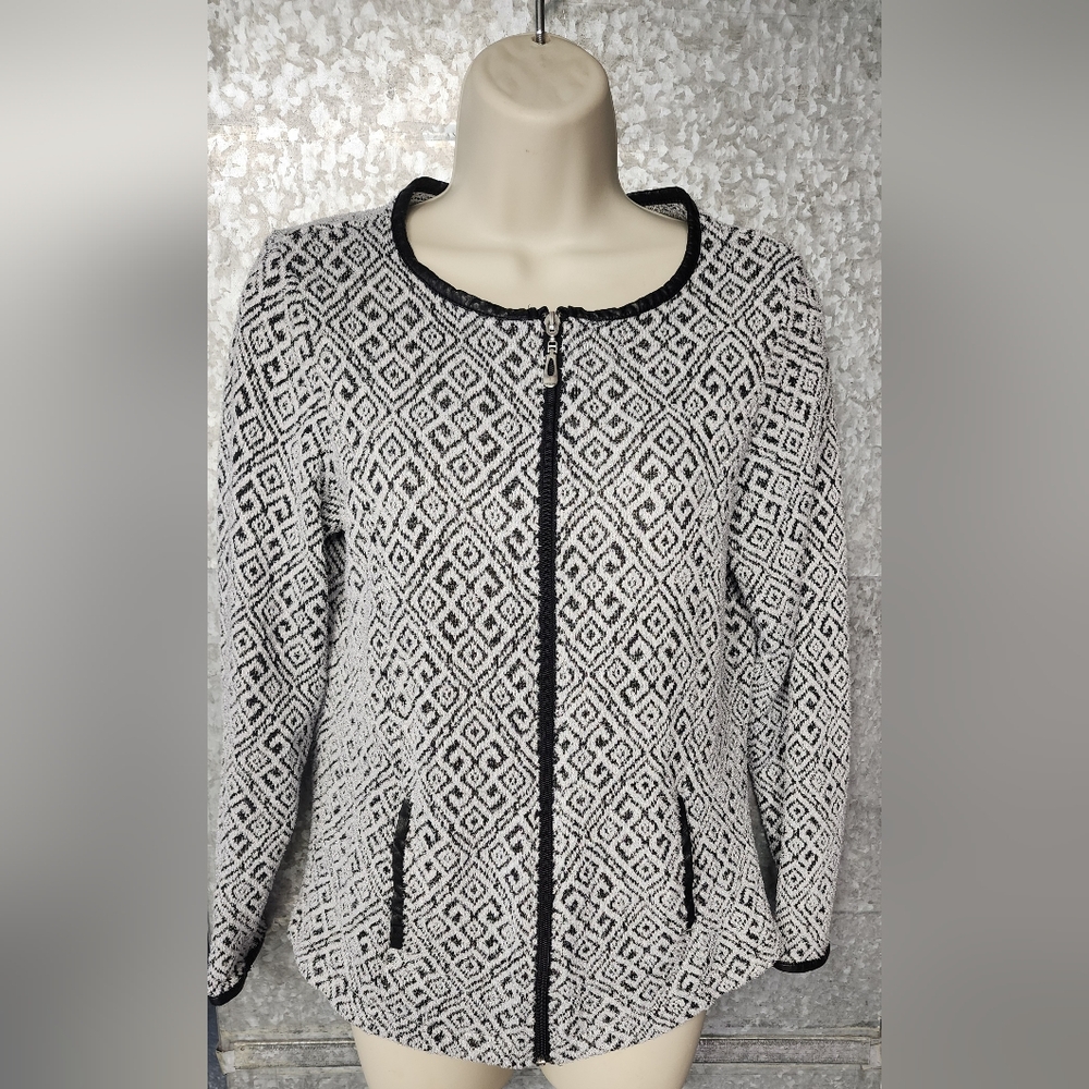 Rebecca Malone Business Casual Jacket Full Zip Womens Small